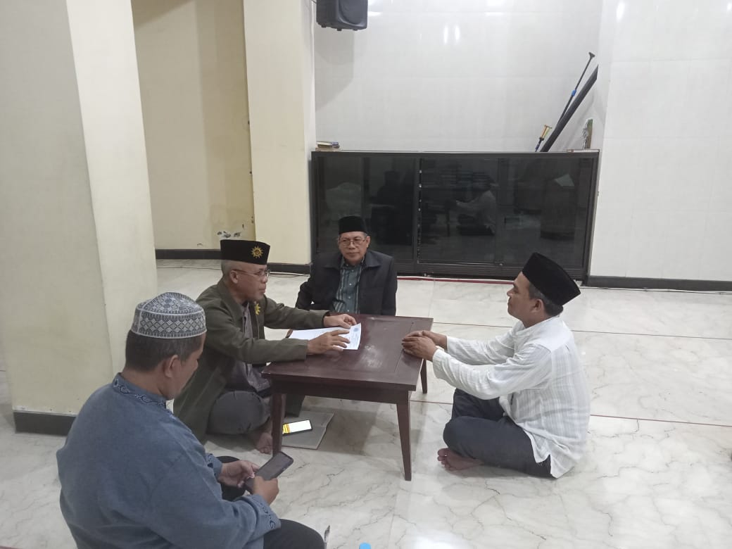 Ustadz Solekhan saat wawancara dalam tes takmir